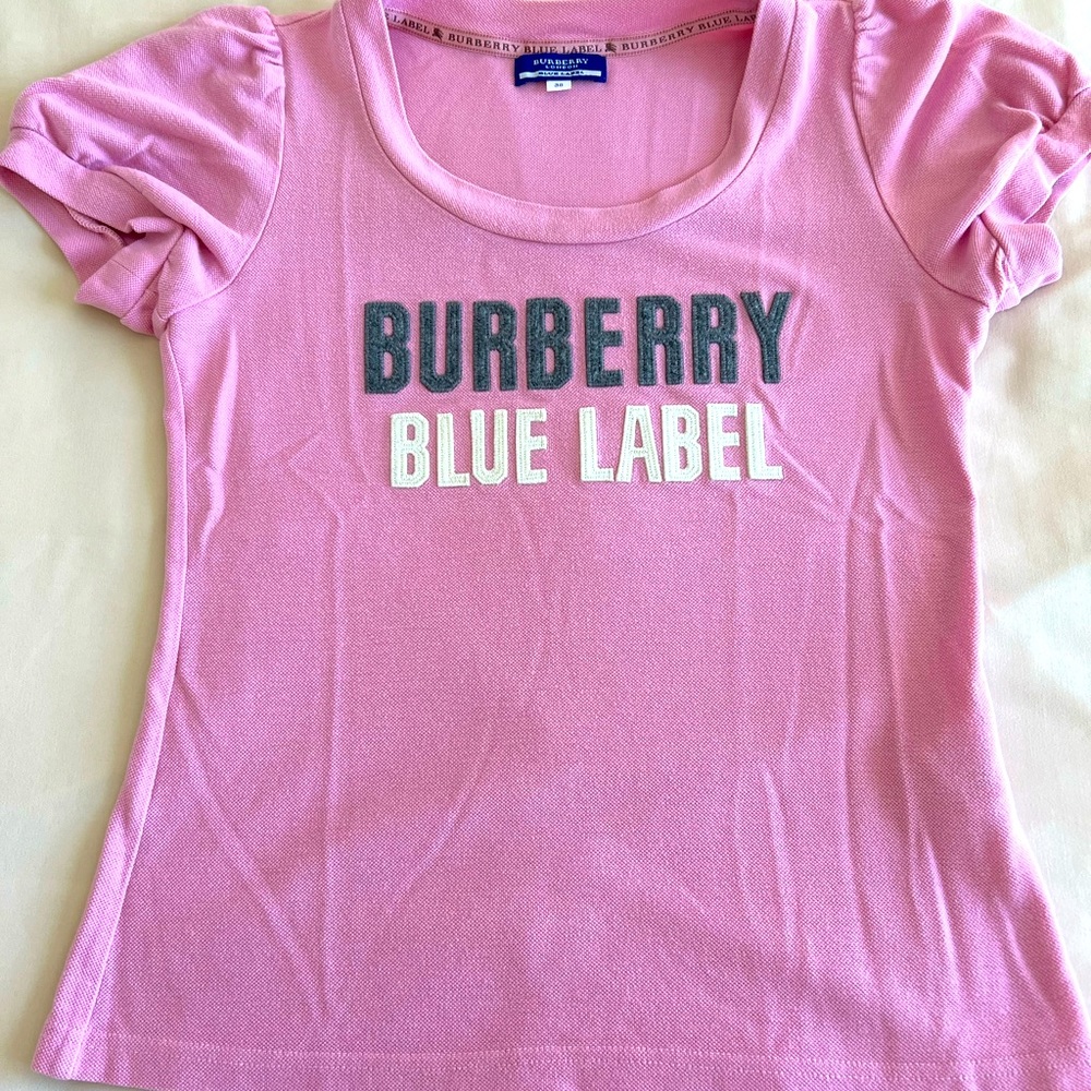 Burberry -Japanese Blue Label special edition. Pretty pinky shirt. Casual. S.